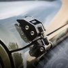 Kit attaches capot réglable en aluminium noir pour Jeep Wrangler JL