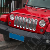 Kit de 7 inserts de calandre couleur chromé pour Jeep Wrangler JK
