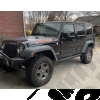 Kit marches pieds (renfort bas de caisse) en acier noir pour Jeep Wrangler JK Unlimited, 4 portes - 1534.36 / 11504.22 / RT20029