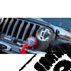 Kit 2 phares LED 9” FLJ Offroad – Signature “X” homologuée (DOT/SAE/E9) pour Jeep Gladiator JT - 0824.30 / XOHL055