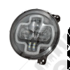 Kit 2 phares LED 9” FLJ Offroad – Signature “X” homologuée (DOT/SAE/E9) pour Jeep Wrangler JL - 0824.30 / XOHL055