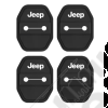 Kit de 4 protections de gâches de portes avant et arrière "Jeep" pour Jeep Wrangler JL Unlimited (4 portes)