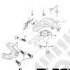 Support moteur arrière 2.0L CRD Jeep Cherokee KL - 1367.551 / 68161410 / 68161410AC / 68161410AD / 68161410AE