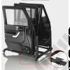 Chariot pour stockage des portes ou des demi-portes pour Jeep Wrangler JK, Wrangler JL et Gladiator JT