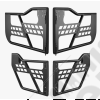Kit de 4 demi portes tubulaires en acier sans rétroviseurs pour Jeep Gladiator JT
