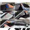 Kit de 4 déflecteurs de vitres (couleur noir) pour Jeep Renegade BU, BV