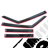 Kit de 4 déflecteurs de vitres (couleur noir) pour Jeep Renegade BU, BV
