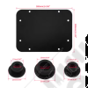 Plaque de suppression de roue de secours avec bouchons pour Jeep Wrangler JK