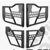 Kit de 4 demi portes tubulaires en acier sans rétroviseurs pour Jeep Wrangler JL Unlimited