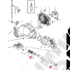 Clip pour arbre de roue avant Jeep Grand Cherokee WH, WK - 0183.65 / 52069710 / 52069710AA / 52069710AB / 52069710AC