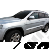 Kit de 4 déflecteurs de vitres pour Jeep Grand Cherokee WL, WK2