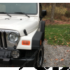 Kit de 4 élargisseurs d'ailes large +17cm en plastique pour Jeep Wrangler TJ - 55254918K7 / CR-55254918K7 / 1406.24