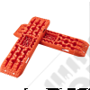 Kit de 2 plaques de désensablage (couleur orange) longueur: 1,04m pour 4x4 Jeep