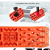 Kit de 2 plaques de désensablage (couleur orange) longueur: 1,04m pour 4x4 Jeep