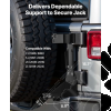 Fixation de cric sur charnières de coffre pour cric type Hi-Lift FLJ Offroad "IronJack" pour Jeep Wrangler YJ, TJ, JK, JL