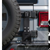 Fixation de cric sur charnières de coffre pour cric type Hi-Lift FLJ Offroad "IronJack" pour Jeep Wrangler YJ, TJ, JK, JL