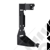 Fixation de cric sur charnières de coffre pour cric type Hi-Lift FLJ Offroad "IronJack" pour Jeep Wrangler YJ, TJ, JK, JL