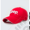 Casquette Jeep, rouge écrit Jeep en blanc
