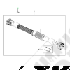6506497AA Boulon pour yoke de l'arbre avant coté pont pour Jeep Wrangler JK
