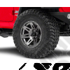 Jante aluminium Rugged Ridge XHD Gun Metal 9x20 / 5x127 / ET: -15 - 15306.02 / 15306-02 / 1530602 - Jante Alu 20 pouces