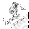 Turbo compresseur moteur pour 2.2L TD Jeep Wrangler JL