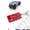 Porte clef Jeep avec Jerrican de couleur rouge