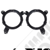 Fixations adaptateur pour phare à LED (gauche et droit) de la marque FLJ Offroad pour Jeep Wrangler JL - Permet de mettre des phares LED sur votre Jeep Wrangler JL - 0824.35 / 216981 / B07TWTNZZM