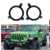 Fixations adaptateur pour phare à LED (gauche et droit) de la marque FLJ Offroad pour Jeep Wrangler JL - Permet de mettre des phares LED sur votre Jeep Wrangler JL - 0824.35 / 216981 / B07TWTNZZM