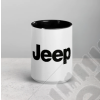 Goodies : Mug Jeep en céramique avec intérieur noir (taille : 15oz)