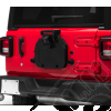 Support de plaque et caméra pour suppression roue de secours pour Jeep Wrangler JL - 4838500