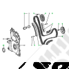 Kit distribution pour 3.0L CRD (Mercedes) Jeep Grand Cherokee WH, WK - V3010015BEK / 5175461AA + 5073901AA x4 + 5080110AA + 5175460AA x4 + 5175511AA + 5175458AA + 5175510AA + 5073675AB 