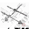 Kit 6 vis pour moyeu d'arbre de roue Jeep Willys MB, Ford GPW, Hotchkiss M201, M38, M38A1, CJ3A, CJ3B - WOA760K