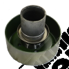 Yoke de sortie de boite de transfert (carré) avec déflecteur non monté pour frein à tambour type Willys pour Jeep Willys MB, Ford GPW, Hotchkiss M201