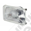 Phare avant Europe (projecteur) 16x10cm pour Jeep Wrangler YJ gauche ou droit , ampoule H4 , avec veilleuse - 1AB003177071