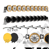 Barre de 10 phares LED universel (de 9V à 32V) Longueur 132cm soit 52"
