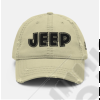 Casquette Jeep, couleur beige écrit Jeep en noir