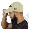 Casquette Jeep, couleur beige écrit Jeep en noir