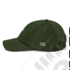 Casquette semi plate Jeep, couleur verte en velours côtelé écrit Jeep en blanc