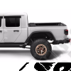 Couvre benne rétractable "Armis" avec rails Max Trails pour Jeep Gladiator JT - 13550.35