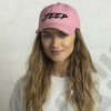 Casquette Jeep, couleur rose écrit Jeep en noir