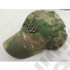 Casquette Jeep Club - Camouflage militaire vert - Ecriture Jeep en kaki surpiqué de noir
