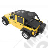 Bikini version ''Safari'' couleur: black MESH (Filet) Jeep Wrangler JK (2 portes)