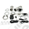 Valve électronique pour échappement en acier inox (diamètre : 75mm) pour Jeep