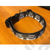 Collier Jeep pour chien (couleur: noire) longueur réglable de 33cm à 52cm 