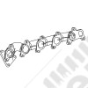 Collecteur d'échappement moteur 2.7L CRD - Jeep Grand Cherokee WJ, WG - 5080329AA