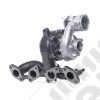 Collecteur d'échappement avec turbo pour 2.0L CRD Jeep Compass MK et Patriot MK - 0210.80 / RX000633AC / 68000633AA / 68000633AB / 68000633AC / 68000633 / 2234C0280 / 2234C0280R / 768652-5001RS