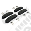 Kit de plaquettes de frein avant (avec clips) pour Jeep Wrangler JL - Avec des disques de frein avant de 1,1 pouce (2,79cm) d'épaisseur. - 68456066AA / 68456066 / CR-68456066AA / 0321.30