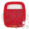 Cabochon de feu arrière version US pour Jeep CJ5, CJ7, CJ8 et Wrangler YJ, TJ - J8129642 / 8129642