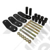 Kit 2 jumelles arrière boomerang +1,5" (long 13,34cm) pour Jeep CJ5, CJ7, CJ8