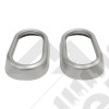 Door Handle Accents (Brushed Silver)